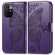 Чехол-книжка с рисунком UniCase Butterfly для Xiaomi Redmi 10 / 10 (2022) / 10 Prime - Purple - изображение 2