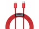 Кабель быстрой зарядки «Type-C to Lightning» Baseus Superior Series PD 20W Fast Charge 2m, красный (CATLYS-C09) - изображение 1