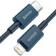 Кабель быстрой зарядки «Type-C to Lightning» Baseus Superior Series PD 20W Fast Charge 2m, cиний (CATLYS-C03) - изображение 2
