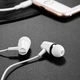 Вакуумные наушники Hoco M34 Honor Music гарнитура, AUX, 1.2м) - Белый - изображение 3