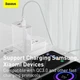 Кабель Baseus Type-C Simple Wisdom Data Cable Kit | 1.5m, 5A | (2PCS-Set) (TZCATZJ-02) 4945599 - зображення 5