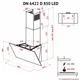Вытяжка кухонная Perfelli DN 6422 D 850 GR LED - изображение 4