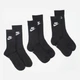 Набор носков Nike Everyday Essential DX5025-010 38-42 3 пары Черный (196148785654) - изображение 2