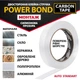 Лента двухсторонняя Carbon Tape power bond 19мм*5м - изображение 5
