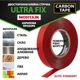 Стрічка акрилова Carbon Tape ultra fix 12мм*5м - зображення 5