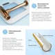 Сифон для раковины WELLSEE Drainage System 182107002 с донным клапаном - изображение 7