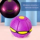 Літаючий м'яч-тарілка, фрісбі трансформер з підсвічуванням Flat Ball (фіолетовий) - зображення 7