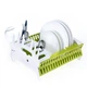 Органайзер для посуды Compact Dish Rack Бело-Зеленый (HbP23249151) - изображение 2