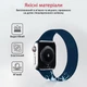 Ремешок Promate Loop-40XL для Apple Watch 38-40 мм 1/2/3/4/5/6/7/SE Navy (loop-40xl.navy) - изображение 4