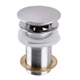 Донный клапан Globus Lux HG15-03B для умывальника, хром (Click-clack) - изображение 1