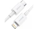 Кабель для Айфону Baseus Type-C to Lightning PD 20W ( CATLYS-A02 ) White - зображення 3
