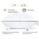 Подушка MirSon 1488 Royal Pearl memory effekt Висока 60х60 см (2200001540392) - изображение 3
