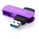 USB флеш накопитель eXceleram 64GB P2 Series Grape/Black USB 3.1 Gen 1 (EXP2U3GPB64) - изображение 2