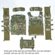 Тактичний жилет IDOGEAR плитоноска Quick Release & Laser Cut MOLLE Panel Camo - зображення 9