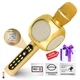 Микрофон Караоке Magic Karaoke YS-90 Pro (Gold) беспроводной блютуз с динамиками 3Вт + 3Вт колонка с фонограмммой эхо USB Bluetooth - изображение 1