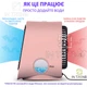 Мини кондиционер Air Cooler M201 Розовый портативный USB охладитель с подсветкой - изображение 6