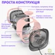Мини кондиционер Air Cooler M201 Розовый портативный USB охладитель с подсветкой - изображение 9
