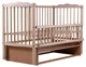 Дитяче ліжко Babyroom Веселка Маятник, відкидний пліч DVMO-2 Бук Світлий (натуральний) - зображення 2
