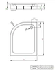 Душевой поддон RADAWAY Laros E Compact 100x80 SLE81017-01R - изображение 2