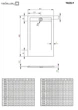 Душевой поддон RADAWAY Teos F 100x90 цвет черный HTF10090-54 - изображение 2