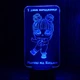 Акриловый светильник-ночник кукла ЛОЛ (L.O.L) синий tty-n000380 - изображение 1