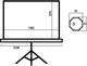Экран для проектора на штативе OVERMAX TRIPOD SCREEN 60 - изображение 2