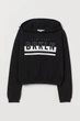Худи BRKLN черный H&M 134-140см (40006267) - изображение 1