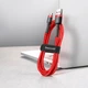 Кабель для быстрой зарядки Baseus Cafule Micro USB to USB |2.4A, 1M| gray-black (CAMKLF-B09) - изображение 7