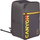 Plecak na laptopa Canyon CSZ-2 do podróżowania Szaro-Brązowy (CNS-CSZ02GY01) - obraz 3