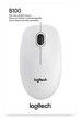Мышь Logitech B100 (910-003360) White USB - изображение 5