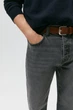 Джинси прямого крою Zara сірий 32 8727/350/802 - зображення 5