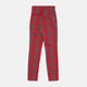 Брюки женские H&M 0656719_крас_03 34 Красные с зеленым и белым (KAY2000000795034) - изображение 2