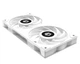 Вентилятор ID-Cooling Icefan 240 ARGB Snow, 245x125x27мм, 3-pin, 4-pin PWM, білий - зображення 6