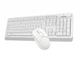 Комплект (клавиатура, мышь) беспроводной A4Tech FG1012 White USB - изображение 4