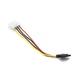 Кабель живлення Molex to SATA 0.15m PowerPlant (CA910953) - зображення 1