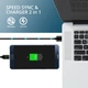 Кабель зарядний магнітний Micro USB Fonken 2.4 A в прогумованій оболонці 1 м White (YM0432) - зображення 5
