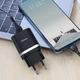 СЗУ Hoco C12Q Smart QC3.0 3A (1USB-A) + кабель USB to Type-C Черный - изображение 5