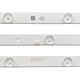 LED підсвітка TV 43" 9-led 824mm 3V GC43D09-ZC21FG-04 303GC430034 DLED43GC4X9 4pcs=1set - изображение 2