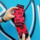 Носочки с принтами лого Дэдпул и надпись Deadpool красно-черные Розмір 25-27 - изображение 1