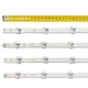 LED підсвітка TV LG 55" inch V14 Slim DRT Rev0.0 1 (L1-Type L2/R1/R2-Type) 6916L-1629A, 6916L-1741A 12pcs=1set - изображение 7
