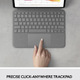 Обкладинка-клавіатура Logitech Combo Touch Keyboard Case для iPad Air 4 10.9" Oxford Gray (920-010260) - зображення 3