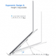 Подставка для ноутбука Nulaxy Aluminum Laptop Portable Stand Silver (C4-01) - изображение 3