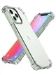 Силиконовый противоударный чехол с защитным стеклом 9H на Iphone 13 pro Max прозрачный (HbP050901-1) - изображение 2