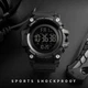 Спортивные часы мужские SKMEI влагозащита 5атм 1384 Black - изображение 6