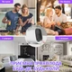 Мини кондиционер Air Cooler M201 Белый портативный USB охладитель с подсветкой - изображение 8