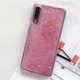 Чехол Glitter для Samsung Galaxy A30S / A307 бампер Жидкий блеск Звезды Розовый - изображение 1