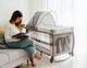 Кроватка-манеж Lionelo SVEN PLUS TURQUOISE / GREY - изображение 10