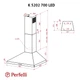 Витяжка Perfelli K 5202 SG 700 LED - изображение 4