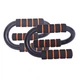 Фітнес ручки для віджимань Fitness push up grips (ручний тренажер, ковзання, спорт) - Чорний з помаранчевим - зображення 5