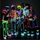 Гибкий светодиодный неон LTL Желтый Neon Glow Light Yellow - 3 метра ленты на батарейках 2 AA - изображение 8